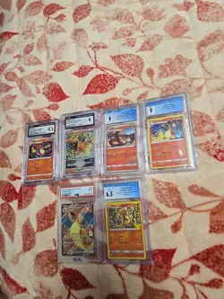 Pokemon Cards Charizard Graded Lot Of 6 - CGC PSA Slabs - Image 1