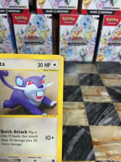 Pokemon TCG Rattata Card 128/165 Expedition Base Set 2002 - Image 2