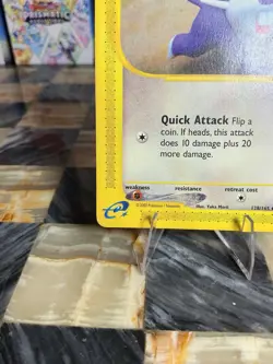 Pokemon TCG Rattata Card 128/165 Expedition Base Set 2002 - Image 3