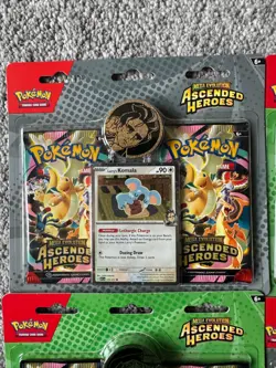 Pokemon TCG Ascended Heroes 2 Pack Blister x 4 Brand New Sealed - Image 3