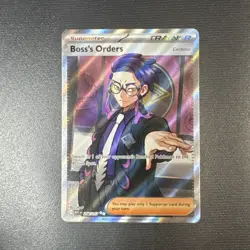 Pokemon TCG BOSS’S ORDERS ASCENDED HEROS (ASC EN) FULL ART 256/217 NM - Image 1