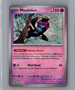 Munkidori 044/131 Poke Ball Pattern Pokemon TCG Prismatic Evolutions Holo NM - Image 1