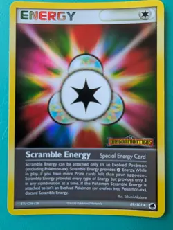 2006 Pokemon EX Dragon Frontiers Scramble Energy #89/101 Holo Stamped MP - Image 1