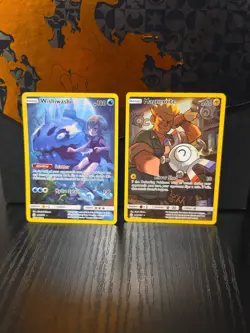 Wishiwashi & Magnemite Full Art Secret Rare Cosmic Eclipse 240/236 242 pokemon - Image 1