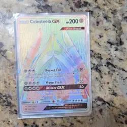 Pokemon Celesteela GX Ultra Beast Ultra Rare Full Art Holo 162/156 Ultra Prism - Image 1