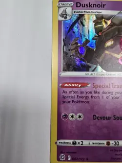 Dusknoir Holo Bleed Error Trick or Trade Brilliant Stars Pokemon TCG 062/172 - Image 3