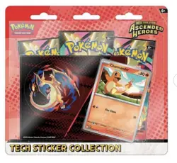 Pokemon TCG: Ascended Heroes Tech Sticker Collection CHARMANDER Sealed | PRESALE - Image 1