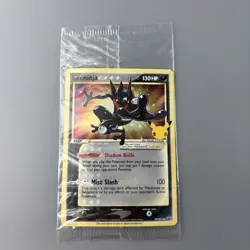 Pokemon Greninja SWSH144 Celebrations Gold Star Promo 25th Anniversary SEALED - Image 1