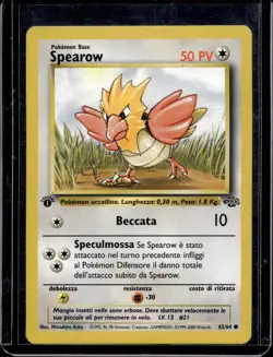 Spearow Jungle 62/64 Common Pokemon TCG 1st EDITION (ITALIAN) (NM) - Image 1