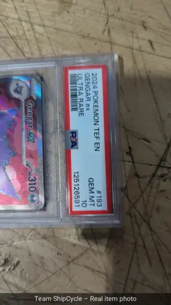 2024 POKEMON TEF ENTEMPORAL FORCES ULTRA RARE 193 GENGAR EX PSA 10 G2U - Image 5