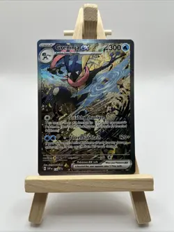Greninja EX SVP 132 Shrouded Fable Black Star Promo Illustration Pokemon TCG NM - Image 1