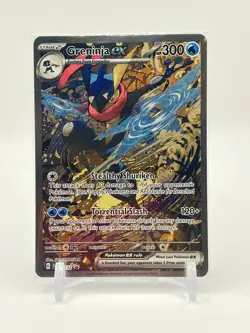 Pokemon TCG Greninja EX SVP 132 Shrouded Fable Black Star Promo Illustration NM - Image 1