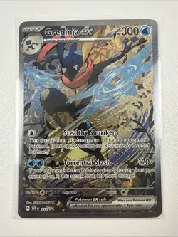 Pokemon TCG Greninja EX SVP 132 Shrouded Fable Black Star NM - Image 1
