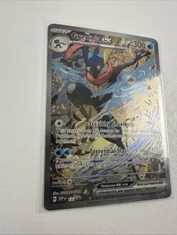 Pokemon TCG Greninja EX SVP 132 Shrouded Fable Black Star NM - Image 2