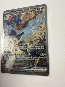 Pokemon TCG Greninja EX SVP 132 Shrouded Fable Black Star NM - Image 3