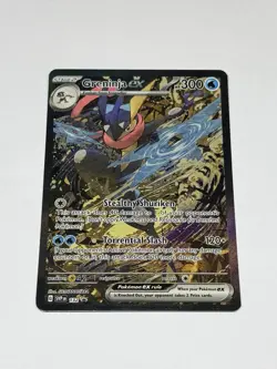 Pokemon TCG Greninja EX SVP 132 Shrouded Fable Black Star Promo Illustration NM - Image 1