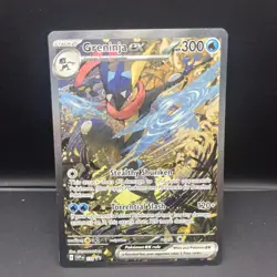 Pokemon TCG Greninja EX SVP 132 Shrouded Fable Black Star Promo Illustration NM - Image 1