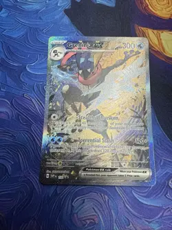 Pokemon TCG Greninja EX SVP 132 Shrouded Fable Black Star Promo Illustration NM - Image 1