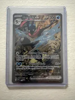 Pokemon TCG Greninja EX SVP 132 Shrouded Fable Black Star NM - Image 1