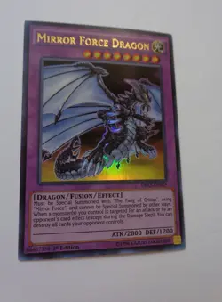 Mirror Force Dragon DRL3-EN059 (Ultra Rare, 1st Edition, Near Mint / NM) Yugioh - Image 1