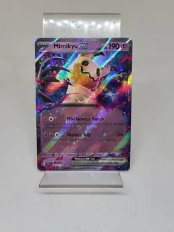 Mimikyu EX Holo Pokemon Card 069/159 SV09 Journey Together NM Condition - Image 1