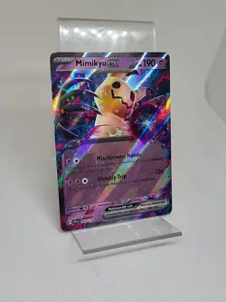 Mimikyu EX Holo Pokemon Card 069/159 SV09 Journey Together NM Condition - Image 2