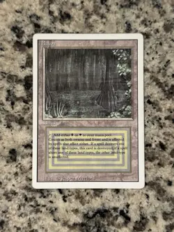 Bayou Revised Edition Magic the Gathering 1994 Dual Land - Image 1