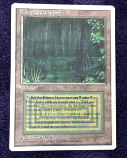 BAYOU Dual Land 1994 Revised FWB German MTG Unplayed NM - Image 4