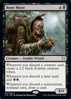 [1x] Bone Miser Near Mint, English Commander 2019 MTG Magic - Image 1