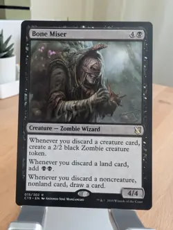 Bone Miser (015/302) Commander 2019 - NEAR MINT - Regular - Rare - MTG - Image 2