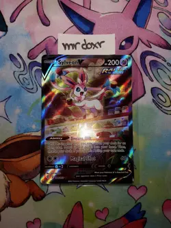 Sylveon V Alt Art Evolving Skies 184/203 Pokemon Card Holo Rare 2021 Near Mint - Image 2