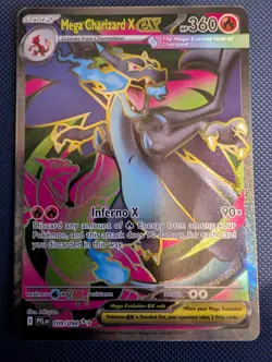 Mega Charizard Ex 109/094 Full Art Phantasmal Flames Pack Fresh NM Pokemon - Image 1