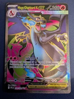 Mega Charizard Ex 109/094 Full Art Phantasmal Flames Pack Fresh NM Pokemon - Image 2