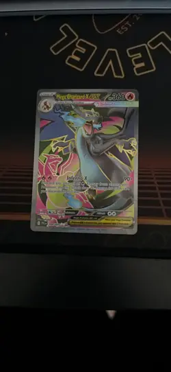 Mega Charizard X EX 109/094 Full Art Pokemon Phantasmal Flames NM+ Pack Fresh - Image 1
