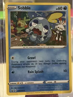 Sobble SWSH: Sword & Shield Promo Cards SWSH073 Near Mint NM Cosmos Holo Rare - Image 1