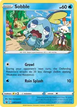 Sobble - SWSH073 - Pokemon Sword & Shield Promo Ultra Rare Holo Card NM - Image 1