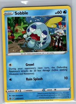Sobble - SWSH073 Holo SWSH: Sword & Shield Promo - Pokemon Card - NM - Image 1