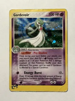 Gardevoir 7/109 EX Ruby & Sapphire Holo Rare Pokemon Card TCG 2003 - Image 1