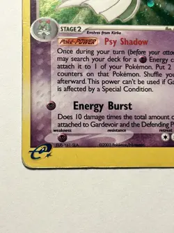 Gardevoir 7/109 EX Ruby & Sapphire Holo Rare Pokemon Card TCG 2003 - Image 5