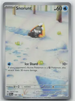 Pokemon Card Snorunt Illustration Rare SV04: Paradox Rift 188/182 - Image 1