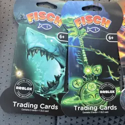 3 X Roblox Fisch Trading Card Booster Pack Factory Sealed. New Cards - Image 2