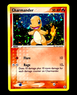 2004 Pokemon CHARMANDER Ex FireRed & LeafGreen SECRET RARE Holo Card 113/112 NM+ - Image 1