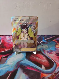 Elesa's Sparkle Full Art Ultra Rare Crown Zenith Holo Card 147/159 NM Condition - Image 1