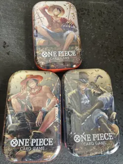 One Piece Card Game Mini-Tin Pack Set Vol.2 FULL SET IN HAND READY TO SHIP - Image 1