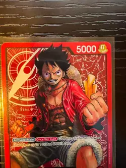 Monkey.D.Luffy ST01-001 - One Piece Card Starter Deck Straw Hat Crew NON HOLO NM - Image 2
