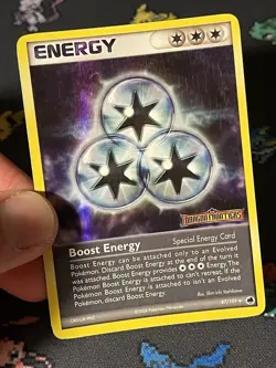 Pokemon Cards Boost Energy 87/108 Reverse Holo STAMPED ex Power Keepers - (LP) - Image 2