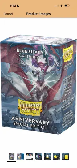 Dragon Shield | Matte Dual Standard Size Card Sleeves | 25th Special Edition 100 - Image 1