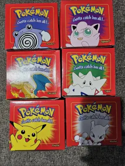 RARE Burger King POKEMON 23K GOLD Plated Cards Complete Set of 6 - Image 1