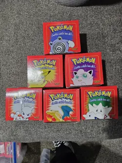 RARE Burger King POKEMON 23K GOLD Plated Cards Complete Set of 6 - Image 3