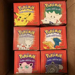 1999 Pokemon 23K Gold Plated Cards Limited Edition FULL Set of 6 Burger King - Image 1